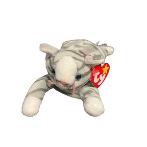 Ty Beanie Baby - Prance‎ the Gray Tabby Cat 8 Inch